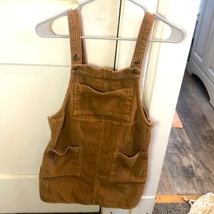 Corduroy Overall Dress